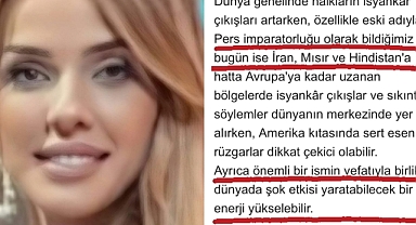 Astrolog Tuba Sun’un İran yorumları gündem oldu