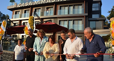 Casa Mimas Hotel, eşsiz mimarisi ile Karaburun’da açıldı