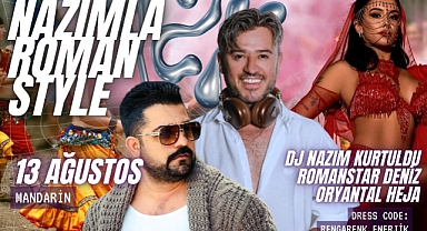 Fenomen DJ ve Influencer Nazım Kurtuldu’dan İzmir’de Rengarenk Roman Style Gecesi!