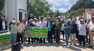 Güzelbahçeliler 'Yaka Ormanı'na sahip çıkılmasını istiyor 