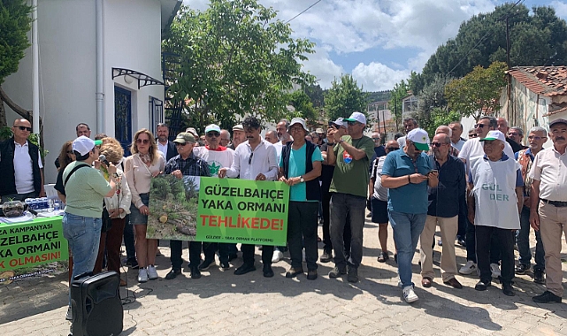 Güzelbahçeliler 'Yaka Ormanı'na sahip çıkılmasını istiyor 